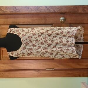 Free People Floral Tunic Top